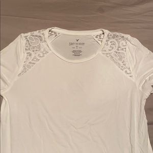 Adorable American Eagle Soft Trendy Lace Top